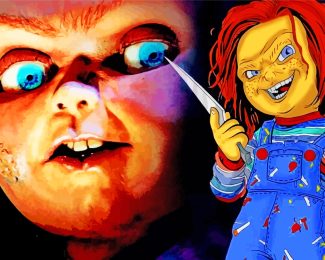 Chucky childs play diamond painting