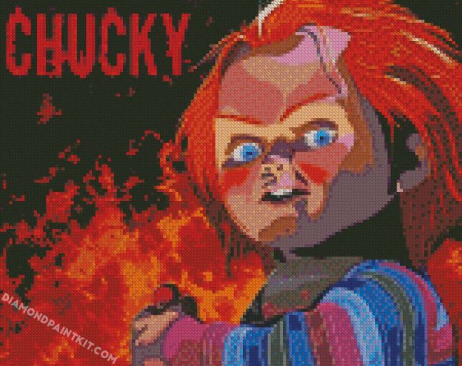 Chucky doll diamond paintings