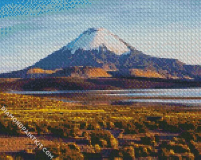 Chungará Lake diamond painting