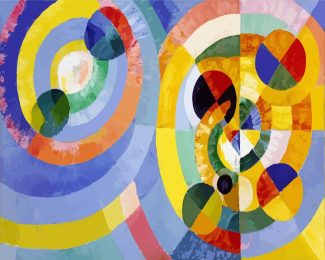 Circular Forms Robert Delaunay diamond painting