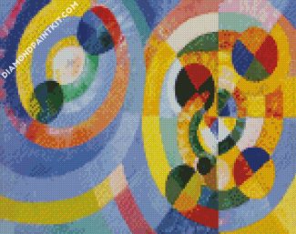 Circular Forms Robert Delaunay diamond painting