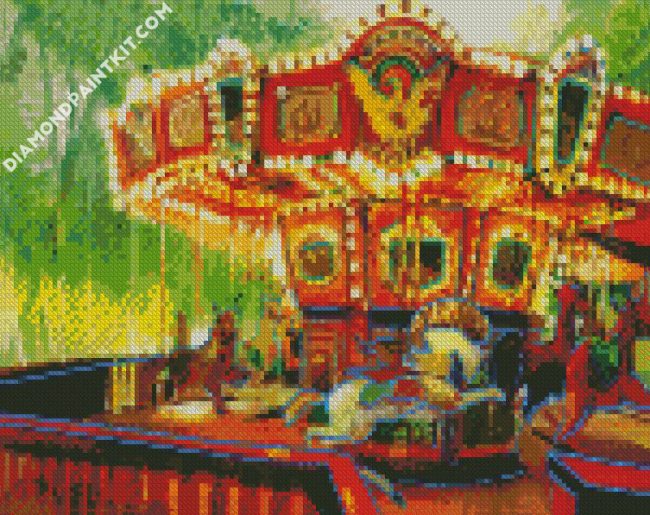 Circus Carousel diamond paintings