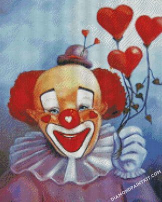 Circus Clown diamond paintings