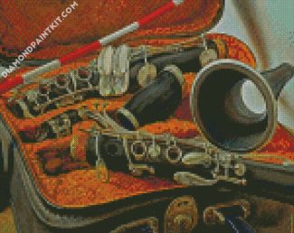 Clarinet Still Life diamond paintings