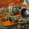 Clarinet Still Life diamond painting