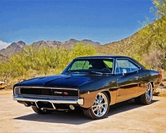 Classic Black Challenger diamond painting