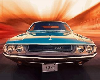 Classic Challenger Car diamond painting