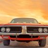 Classic Dodge Challenger diamond painting