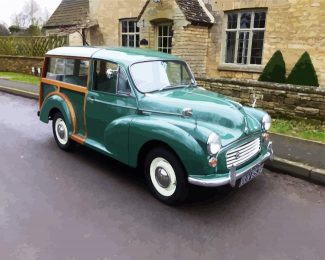 Classic Morris Minor diamond painting