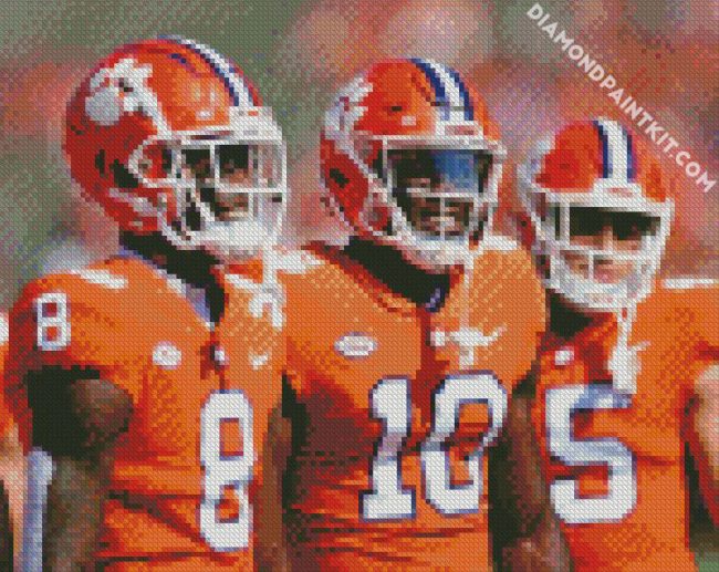 Clemson Tigers Football Team diamond painting