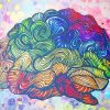 Colorful Brain diamond painting