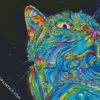 Colorful Cat Art diamond painting