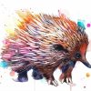 Colorful Echidna diamond painting