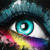 Colorful Eye Splash Art diamond painting