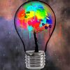 Colorful Light Bulb diamond painting