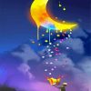 Colorful Magical Moon diamond painting