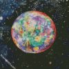 Colorful Mercury ¨Planet diamond paintings