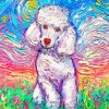 Colorful Poodle Dog diamond painting