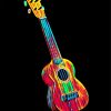 Colorful Ukulele Guitar diamond painting