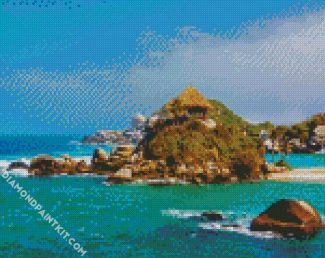 Columbia Parque Nacional Natural Tayrona diamond painting