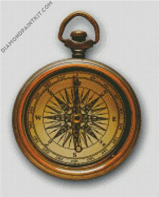 Compass diamond painting