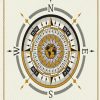 Compass Illustration diamond painting