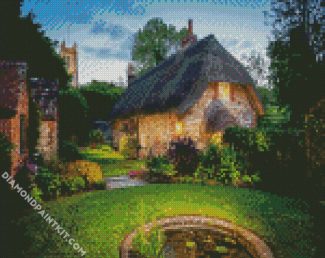 Cotswolds Cottage diamond painting