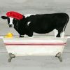 Cow In Tub diamond painting