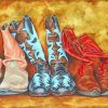 Cowboy Boots Art diamond painting