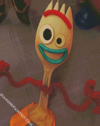 Crazy Forky diamond painting