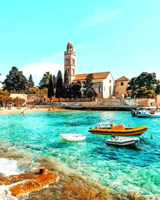 Croatia Hvar Island diamond painting