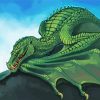 Crocodile Dragon diamond painting