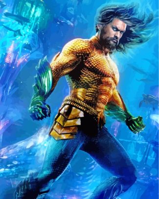 DC aquaman diamond painting