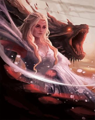 Daenerys GOT Art diamond painting