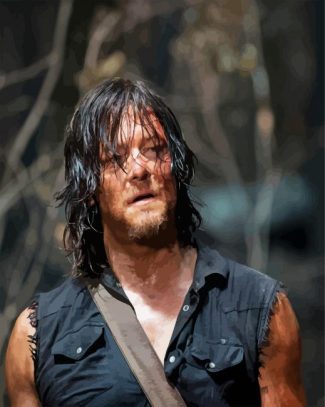 Daryl Dixon diamond painting