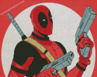 Deadpool Superhero diamond paintings