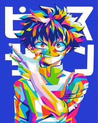 Deku Pop Art diamond painting