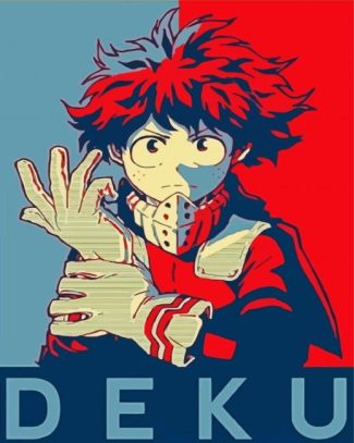 Deku Poster diamond painting