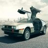 Delorean Car diamond painting