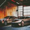 Delorean Cars diamond painting