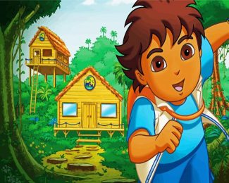 Diego explorer diamond painting