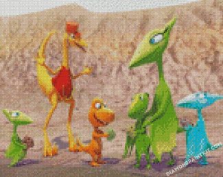 Dinosaur Train Animation diamond paintings