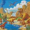 Dinosaurs Animals diamond paintings