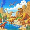 Dinosaurs Animals diamond painting