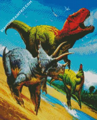 Dinosaurs diamond paintings