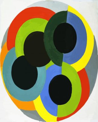 Disks Robert Delaunay diamond painting