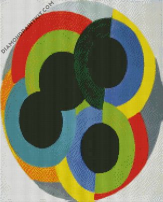 Disks Robert Delaunay diamond painting