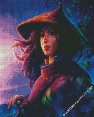 Disney Raya Warrior diamond painting