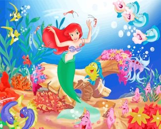 Disney The little mermaid diamond painting