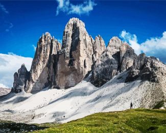 Dolomite Mountains diamond painting